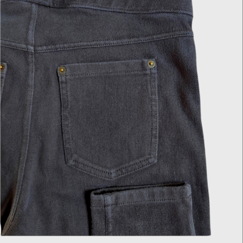 High Waisted Stretchy Black Leggings - Picture 10 of 16